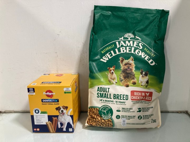 Lot 721  
            Marchington SR12 - Parcel Delivery Only 

                
PEDIGREE DENTASTIX DAILY ORAL CARE DENTAL STICKS MEGA PACK - BB: 11/26 TO INCLUDE...