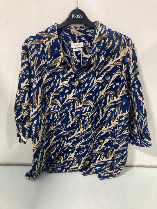 Lot 738  
            Marchington SR12 - Parcel Delivery Only 

                
TOAST GIA HERB PRINT SHIRT - UK SIZE: 12 - ORIGINAL RRP: £165.00: LOCATION - H2