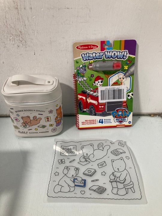 Lot 767  
            Marchington SR12 - Parcel Delivery Only 

                
HONOLULU B ALCOHOL MARKERS TO INCLUDE PAW PATROL WATER WOW BOOK: LOCATION - H3