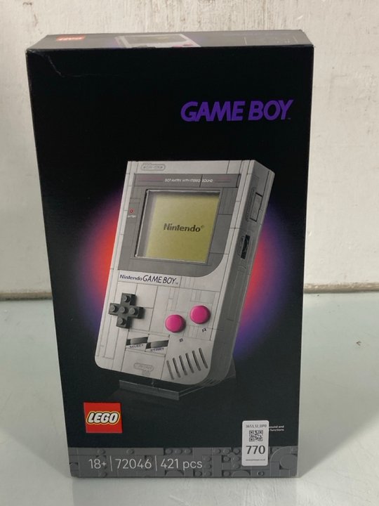 Lot 770  
            Marchington SR12 - Parcel Delivery Only 

                
LEGO SUPER MARIO GAMEBOY - 72046: LOCATION - H3