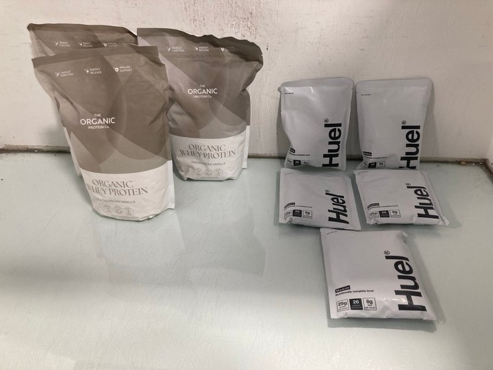 Lot 784  
            Marchington SR12 - Parcel Delivery Only 

                
QTY OF ASSORTED SUPPLEMENTS TO INCLUDE THE ORGANIC PROTEIN CO WHEY PROTEIN IN MAD...