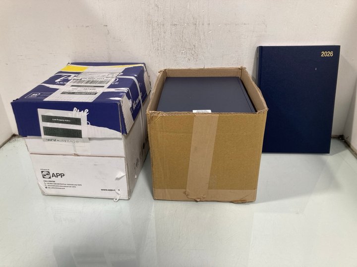 Lot 791  
            Marchington SR12 - Parcel Delivery Only 

                
BOX OF PAPERLINE A4 OFFICE PAPER TO ALSO INCLUDE QTY OF 2026 A4 DIARIES: LOCATION...