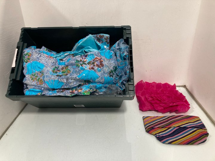 Lot 794  
            Marchington SR12 - Parcel Delivery Only 

                
QTY OF ASSORTED WOMENS CLOTHING IN VARIOUS DESIGNS & STYLES TO INCLUDE SEQUIN MID...