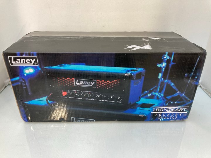 Lot 804  
            Marchington SR12 - Parcel Delivery Only 

                
LANEY IRF-DUALTOP IRON HEART FOUNDRY DUALTOP - ORIGINAL RRP £259.99: LOCATION - H5