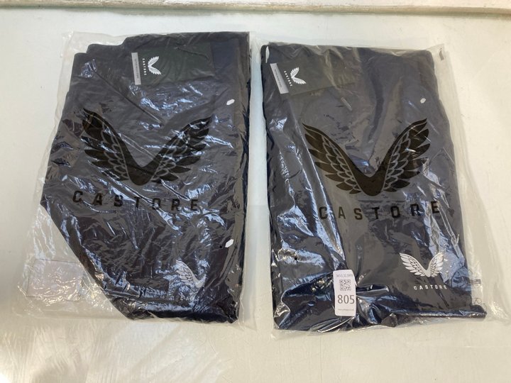 Lot 805  
            Marchington SR12 - Parcel Delivery Only 

                
2 X CASTORE WOVEN TRAINING PANTS IN MIDNIGHT NAVY - UK L: LOCATION - H5