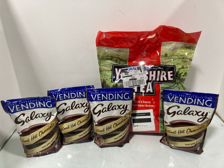 Lot 850  
            Marchington SR12 - Parcel Delivery Only 

                
QTY OF GALAXY 750G INSTANT HOT CHOCOLATE VENDING POWDER - BBE 12/26 TO ALSO INCLU...