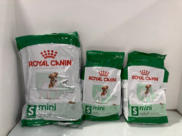 Lot 868  
            Marchington SR12 - Parcel Delivery Only 

                
2 X PACKS OF ROYAL CANIN 4KG MINI ADULT DOG BISCUITS - BBE 3/27 TO ALSO INCLUDE P...
