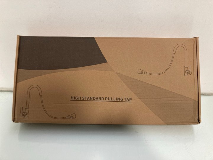 Lot 96  
            Marchington SR12 - Parcel Delivery Only 

                
DECK MOUNTED BLACK KITCHEN FAUCETS PULL OUT HOT COLD WATER FILTER: LOCATION - J3