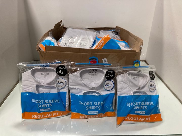 Lot 981  
            Marchington SR12 - Parcel Delivery Only 

                
QTY OF ASSORTED CHILDRENS CLOTHING ITEMS TO INCLUDE QTY OF GEORGE KIDS SCHOOL SHO...