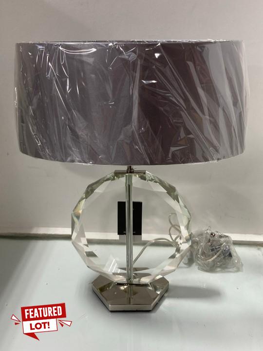 Lot 1013  
            Marchington SR11 - Parcel Delivery Only 

                
LIBBY TABLE LAMP IN CHROME - ORIGINAL RRP £386: LOCATION - BR3