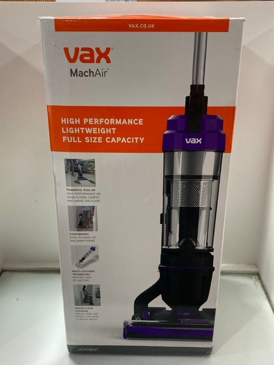 Lot 1026  
            Marchington SR11 - Parcel Delivery Only 

                
VAX MACH AIR CORDED UPRIGHT VACUUM CLEANER: LOCATION - BR4