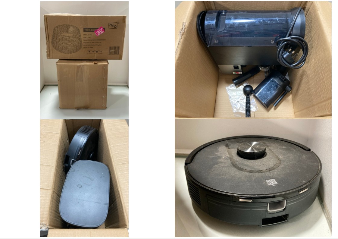 Lot 1027  
            Marchington SR11 - Parcel Delivery Only 

                
2 X ASSORTED ITEMS TO INCLUDE ROBOT VACUUM CLEANER IN BLACK: LOCATION - BR4