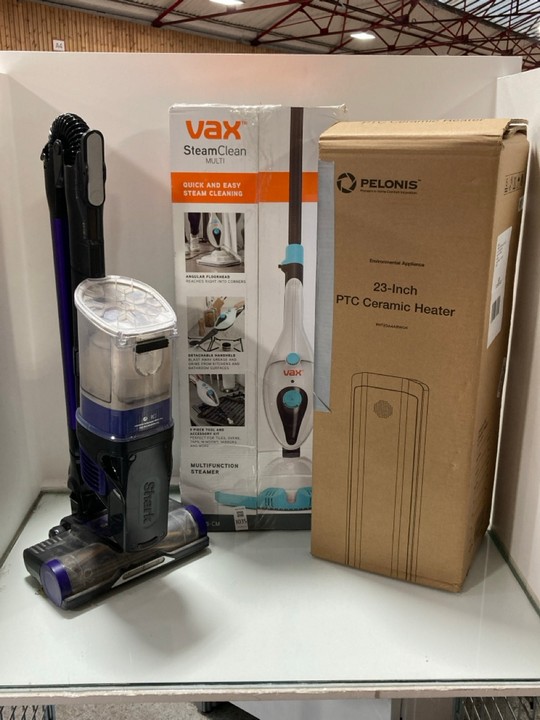 Lot 1035  
            Marchington SR11 - Parcel Delivery Only 

                
3 X ASSORTED HOME CLEANING APPLIANCES TO INCLUDE VAX STEAM CLEAN MULTI FUNCTION S...