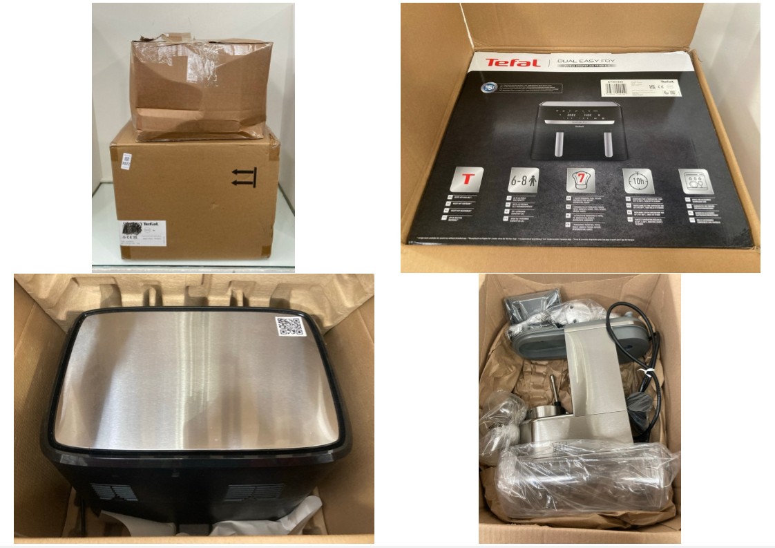 Lot 1077  
            Marchington SR11 - Parcel Delivery Only 

                
2 X ASSORTED HOME KITCHEN APPLIANCES TO INCLUDE DAEWOO ESPRESSO COFFEE MACHINE IN...