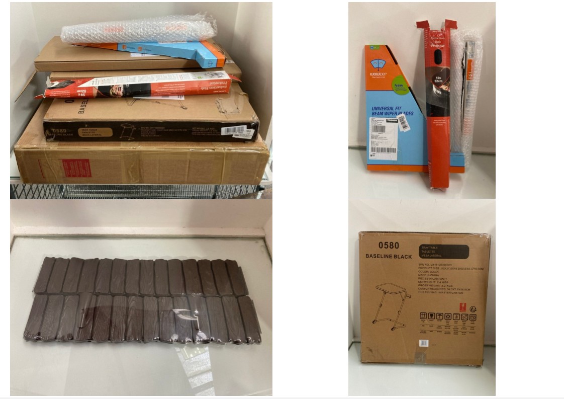 Lot 1089  
            Marchington SR11 - Parcel Delivery Only 

                
QTY OF ASSORTED ITEMS TO INCLUDE TRAY TABLE IN BASELINE BLACK: LOCATION - BR9