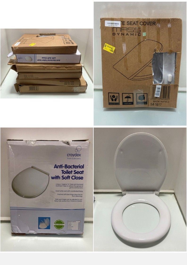 Lot 1099  
            Marchington SR11 - Parcel Delivery Only 

                
QTY OF ASSORTED TOILET SEATS: LOCATION - BR10