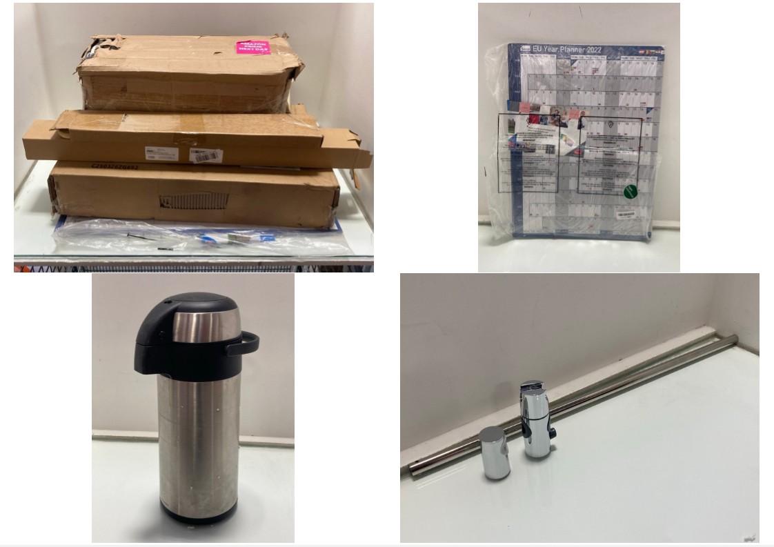 Lot 1101  
            Marchington SR11 - Parcel Delivery Only 

                
QTY OF ASSORTED ITEMS TO INCLUDE HEFTMAN HOT WATER DISPENSER WITH PUMP: LOCATION ...