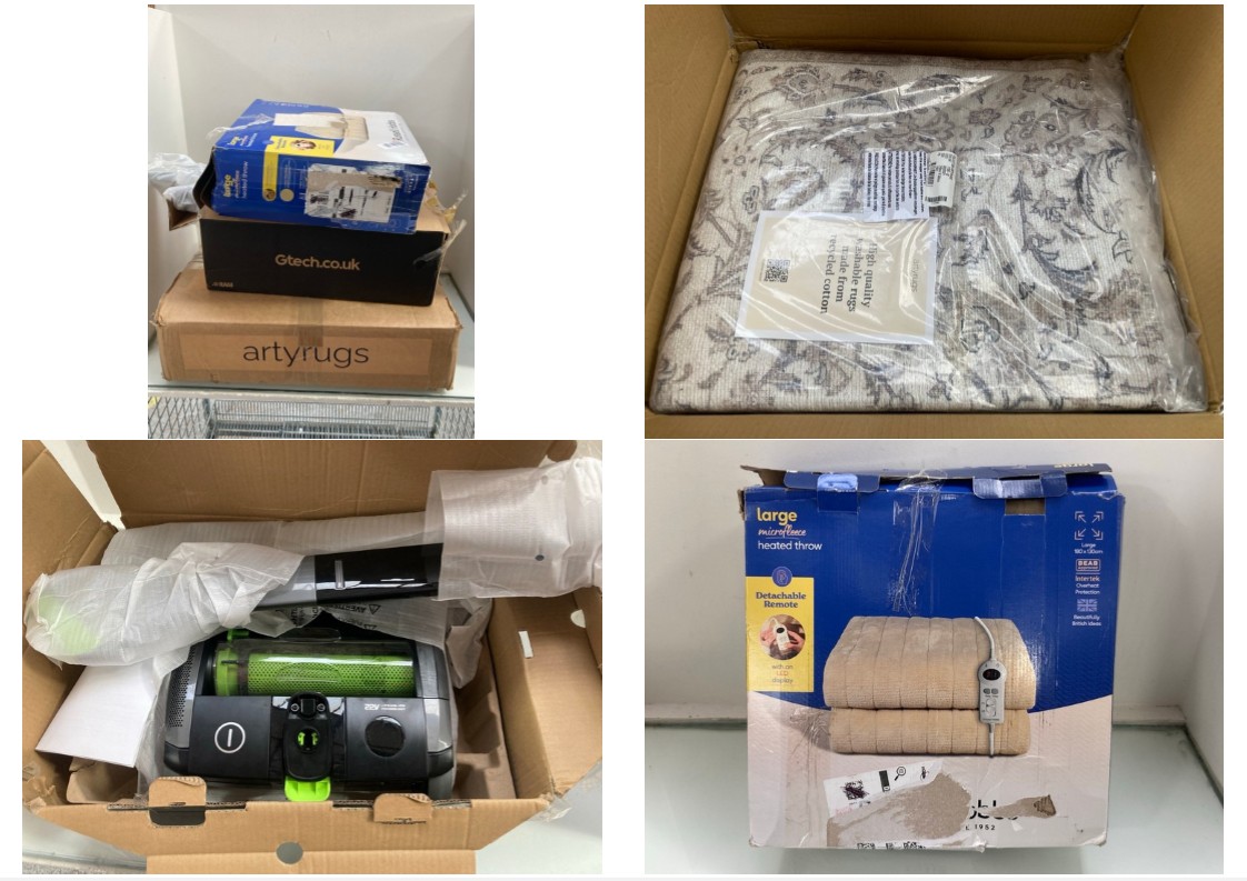 Lot 1113  
            Marchington SR11 - Parcel Delivery Only 

                
3 X ASSORTED ITEMS TO INCLUDE GTECH AIR RAM CORDLESS STICK VACUUM CLEANER: LOCATI...