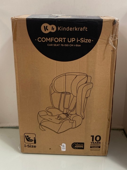 Lot 1115  
            Marchington SR11 - Parcel Delivery Only 

                
KINDERKRAFT COMFORT UP CHILDRENS CAR SEAT: LOCATION - CR11