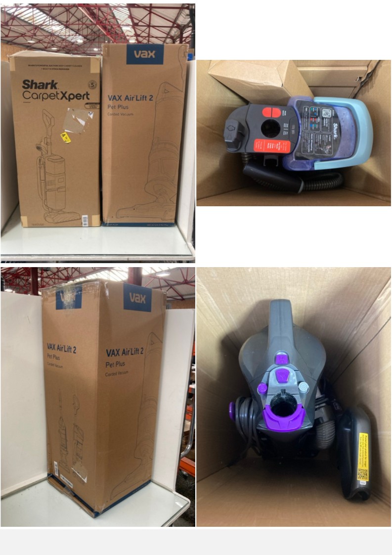 Lot 1131  
            Marchington SR11 - Parcel Delivery Only 

                
2 X ASSORTED HOME CLEANING APPLIANCES TO INCLUDE VAX AIR LIFT 2 PET PLUS CORDED U...