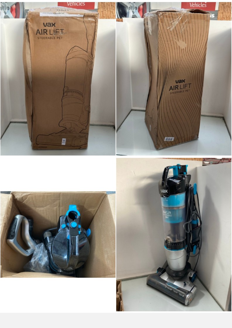 Lot 1157  
            Marchington SR11 - Parcel Delivery Only 

                
VAX AIR LIFT STEERABLE PET CORDED UPRIGHT VACUUM CLEANER: LOCATION - CR7