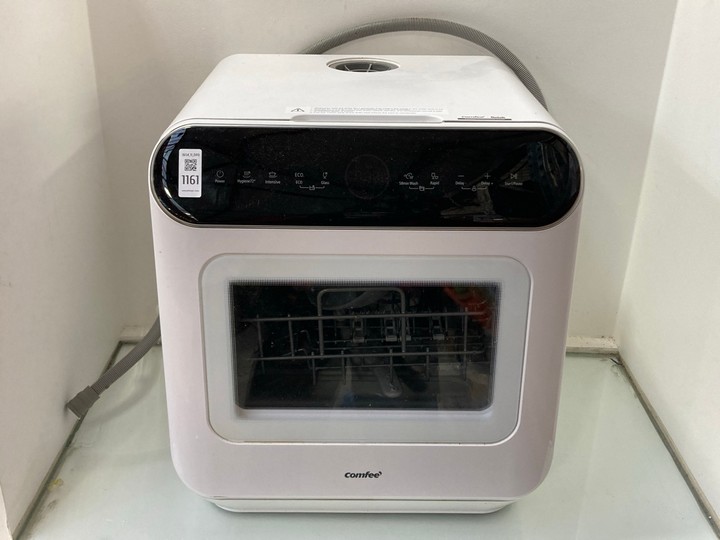 Lot 1161  
            Marchington SR11 - Parcel Delivery Only 

                
COMFEE TABLE TOP DISHWASHER IN WHITE: LOCATION - CR5