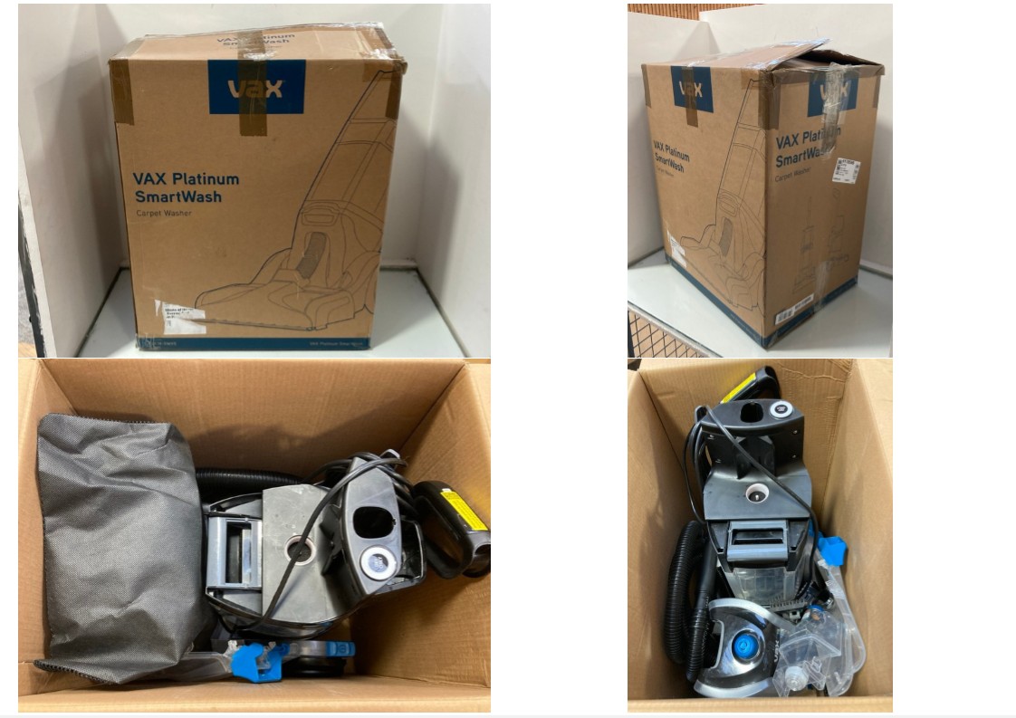 Lot 1173  
            Marchington SR11 - Parcel Delivery Only 

                
VAX PLATINUM SMARTWASH CARPET WASHER - ORIGINAL RRP £300: LOCATION - CR4