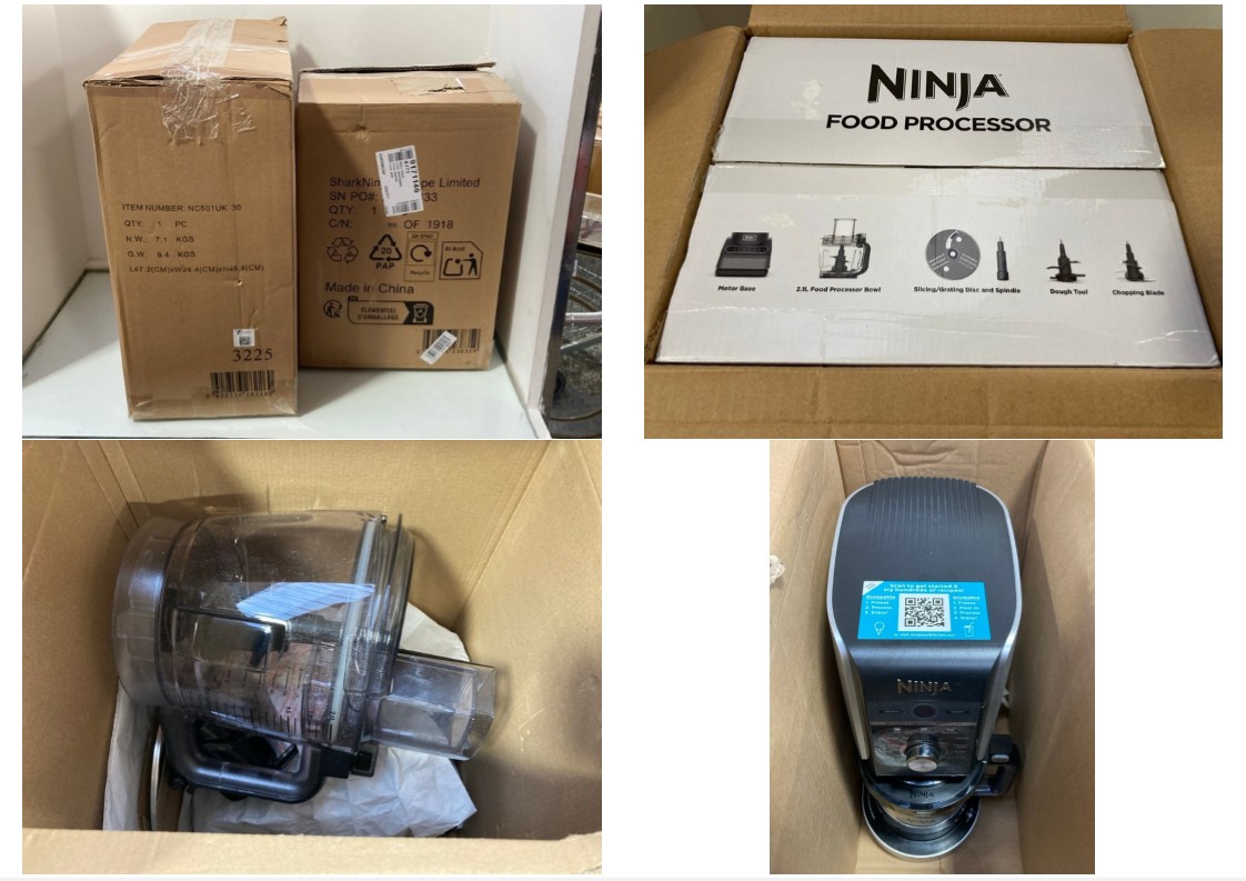 Lot 1174  
            Marchington SR11 - Parcel Delivery Only 

                
2 X ASSORTED HOME KITCHEN APPLIANCES TO INCLUDE NINJA FOODI FOOD PROCESSOR: LOCAT...