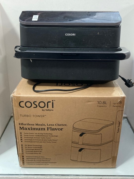 Lot 1176  
            Marchington SR11 - Parcel Delivery Only 

                
2 X ASSORTED HOME KITCHEN APPLIANCES TO INCLUDE COSORI DUAL BLAZE AIR FRYER IN BL...