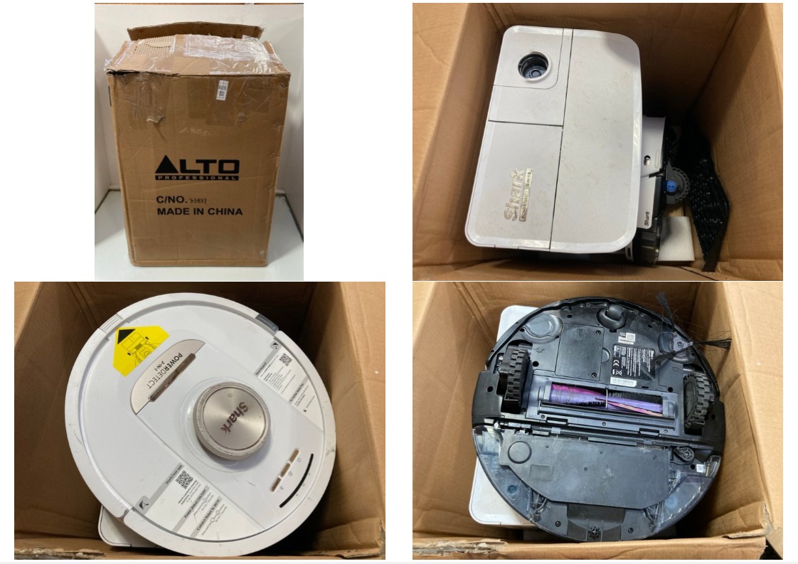 Lot 1178  
            Marchington SR11 - Parcel Delivery Only 

                
SHARK POWER DETECT NEVER TOUCH 2 IN 1 ROBOT VACUUM AND MOP WITH SELF EMPTY AND RE...