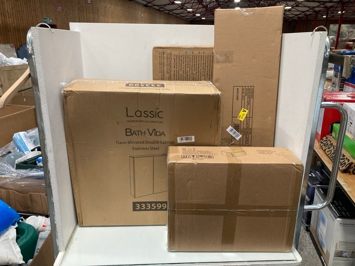 Lot 1282  
            Marchington SR11 - Parcel Delivery Only 

                
QTY OF ASSORTED HOMEWARE ITEMS TO INCLUDE FLOATING WALL SHELF: LOCATION - B4