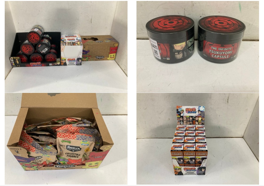 Lot 1289  
            Marchington SR11 - Parcel Delivery Only 

                
QTY OF ASSORTED CHILDRENS TOYS TO INCLUDE NARUTO SHIPPUDEN COLLECTIBLE MINI FIGUR...