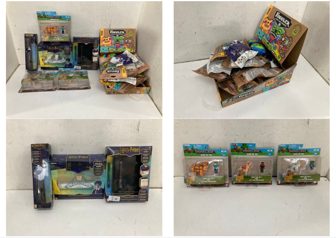 Lot 1291  
            Marchington SR11 - Parcel Delivery Only 

                
QTY OF ASSORTED CHILDRENS TOYS TO INCLUDE HARRY POTTER HERMIONE GRANGER LUMOS WAN...