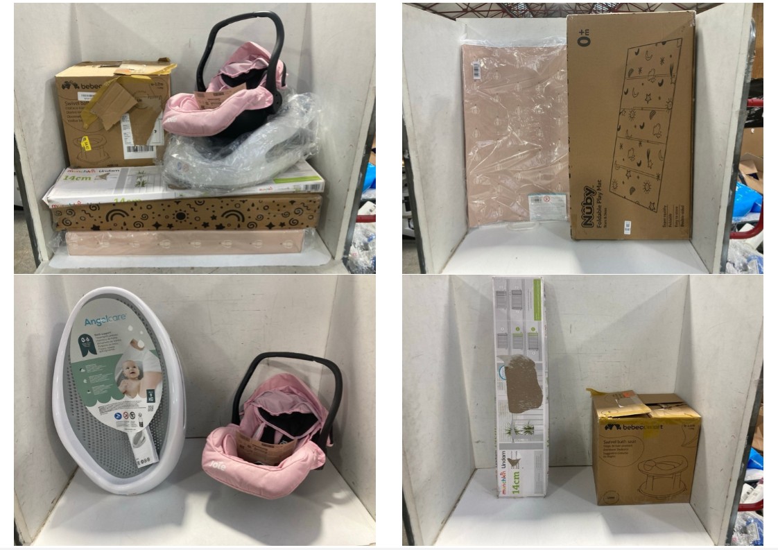 Lot 1307  
            Marchington SR11 - Parcel Delivery Only 

                
QTY OF ASSORTED BABY ITEMS TO INCLUDE CLAIR DE LUNE BABY CHANGING MAT: LOCATION - B4