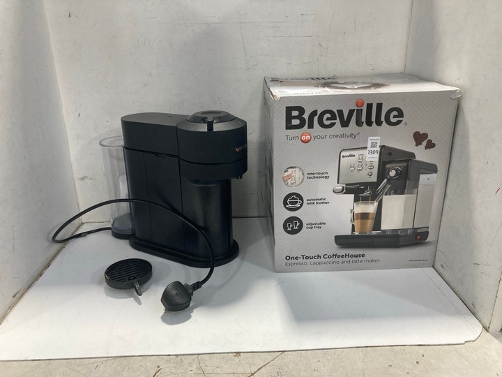 Lot 1309  
            Marchington SR11 - Parcel Delivery Only 

                
2 X ASSORTED HOME KITCHEN APPLIANCES TO INCLUDE BREVILLE ONE TOUCH COFFEE HOUSE E...