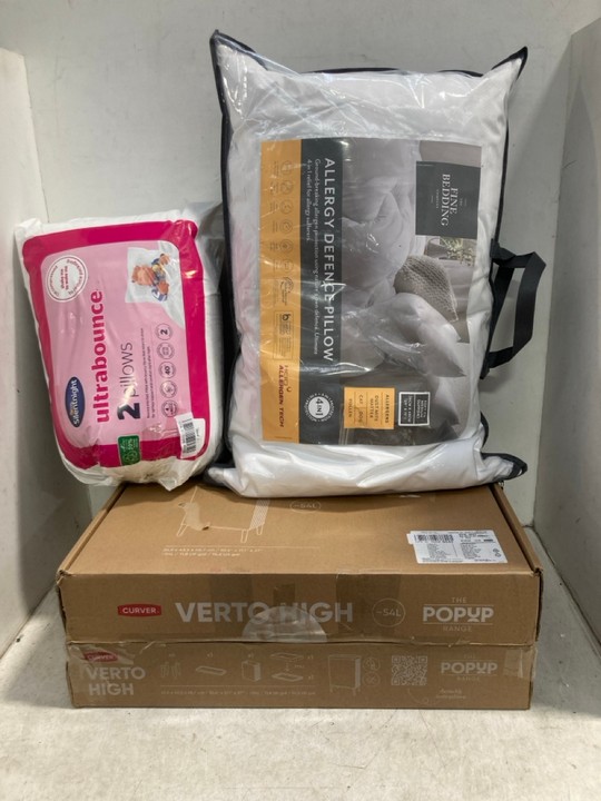 Lot 1357  
            Marchington SR11 - Parcel Delivery Only 

                
QTY OF ASSORTED HOMEWARE ITEMS TO INCLUDE SILENTNIGHT ULTRABOUNCE PILLOW: LOCATIO...