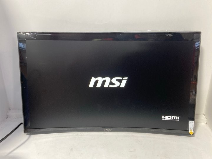 Lot 1386  
            Marchington SR11 - Parcel Delivery Only 

                
MSI MAG 27CQ6F CURVED GAMING MONITOR - ORIGINAL RRP £187: LOCATION - BR1