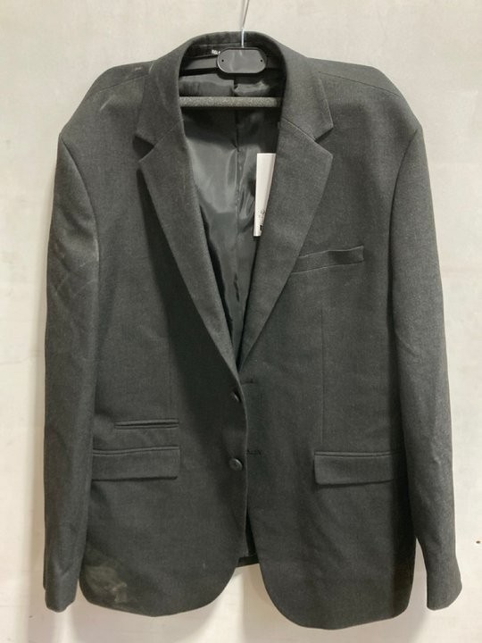 Lot 1396  
            Marchington SR11 - Parcel Delivery Only 

                
SELECTED HOMME SLIM JOHN BLAZER IN GREY - UK 46S - ORIGINAL RRP £120.00: LOCATION...