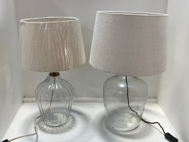 Lot 1407  
            Marchington SR11 - Parcel Delivery Only 

                
LOAF.COM FLAGON TABLE LAMP TO INCLUDE MEDIUM FLUTE TABLE LAMP: LOCATION - BR2