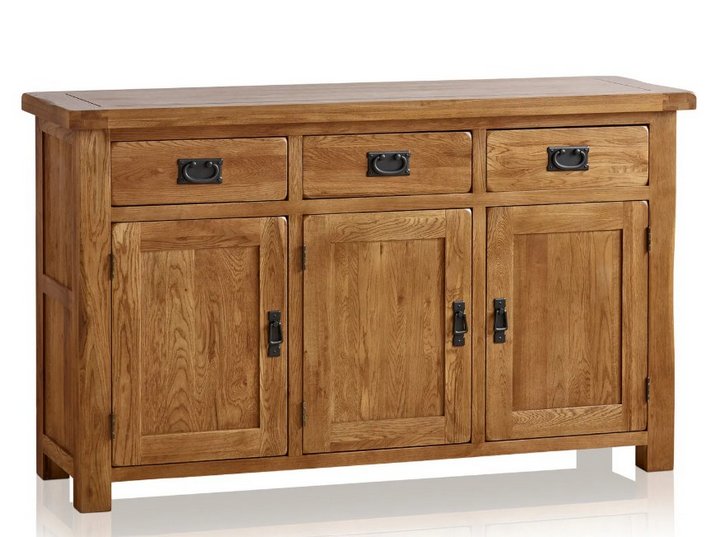 Lot 112  
            Marchington SR11 - Delivery or Collection 

                
OAK FURNITURELAND ORIGINAL RUSTIC SOLID OAK LARGE SIDEBOARD ORIGINAL RRP £569.99:...