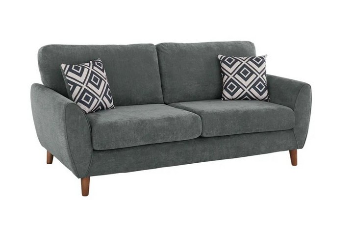 Lot 119  
            Marchington SR11 - Delivery or Collection 

                
OAK FURNITURELAND MILNER 3 SEATER SOFA IN GRANITE FABRIC ORIGINAL RRP £849.99: LO...