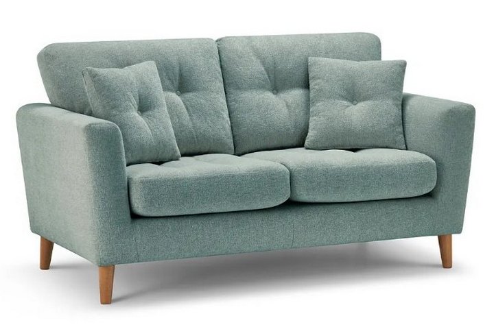 Lot 125  
            Marchington SR11 - Delivery or Collection 

                
OAK FURNITURELAND ETON 2 SEATER SOFA IN CHERUB DUCK EGG FABRIC ORIGINAL RRP £899....