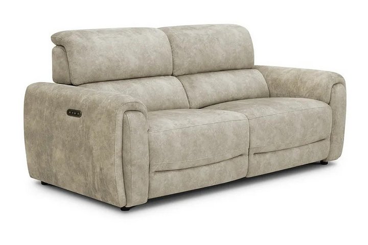 Lot 128  
            Marchington SR11 - Delivery or Collection 

                
OAK FURNITURELAND ARABELLA 3 SEATER POWER RECLINER SOFA WITH ADJUSTABLE POWER HEA...