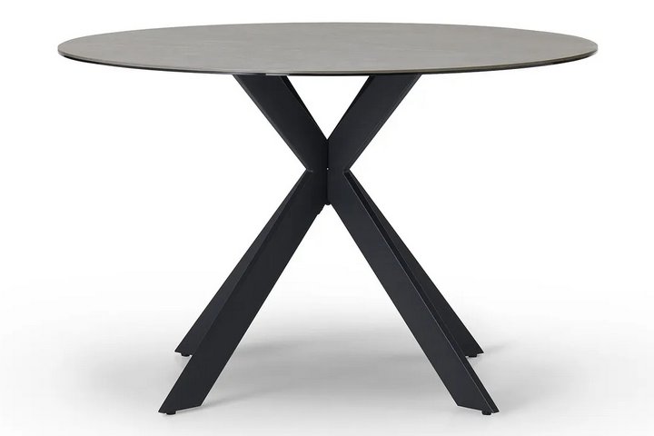 Lot 140  
            Marchington SR11 - Delivery or Collection 

                
OAK FURNITURELAND VENICE 4FT CERAMIC ROUND DINING TABLE IN MATT GREY ORIGINAL RRP...