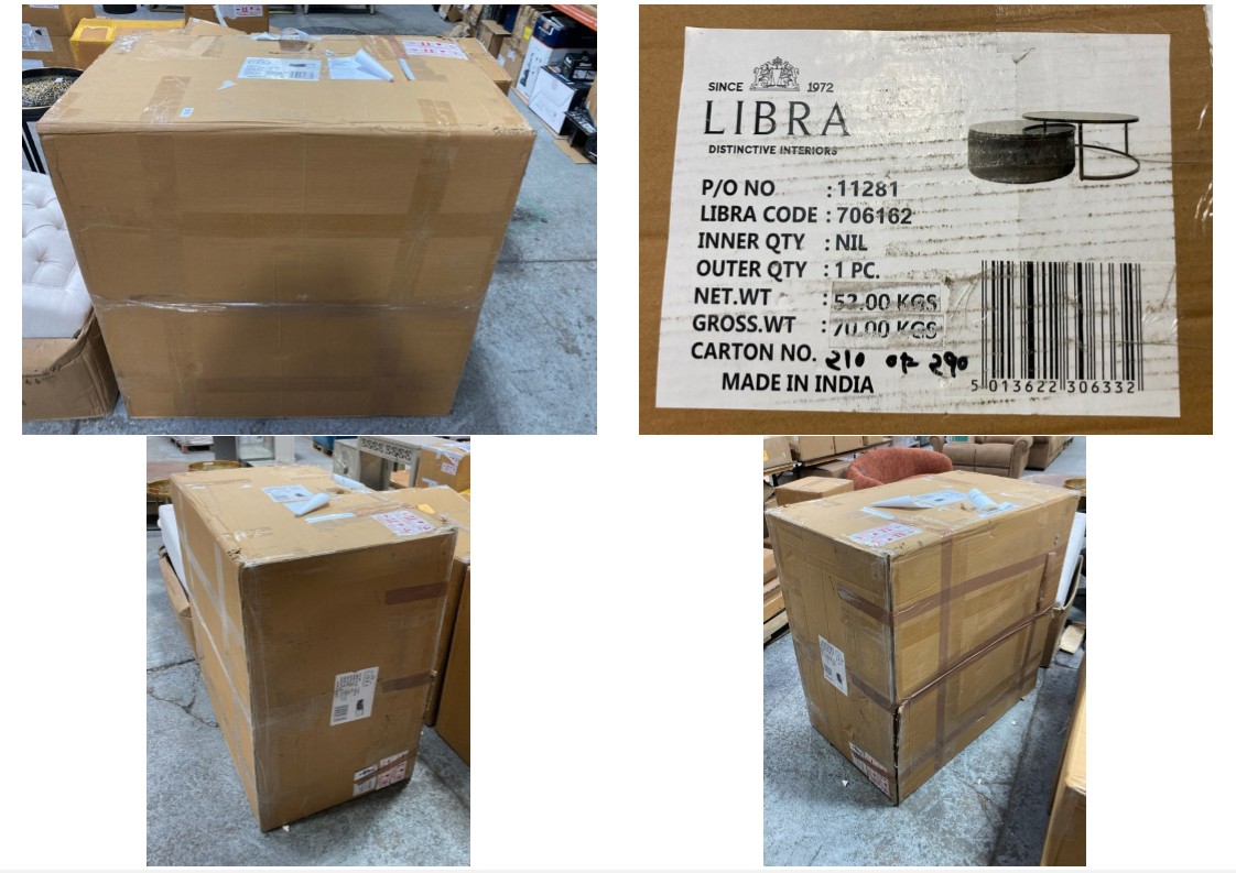 Lot 181  
            Marchington SR11 - Delivery or Collection 

                
HUNTER CORRUGATED ROUND COFFEE TABLE IN NATURAL - ORIGINAL RRP £1250: LOCATION - C3