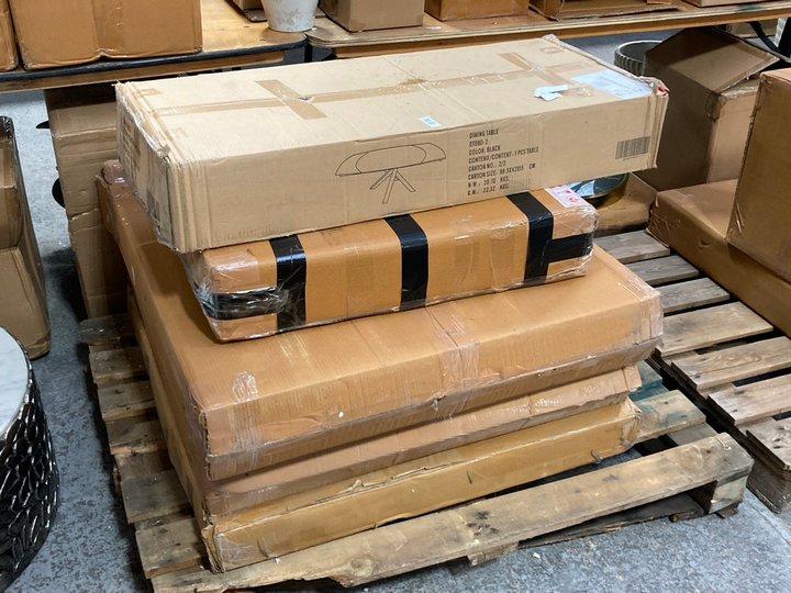 Lot 183  
            Marchington SR11 - Delivery or Collection 

                
PALLET OF ASSORTED HOME FURNITURE COMPONENTS: LOCATION - C3 (KERBSIDE PALLET DELI...
