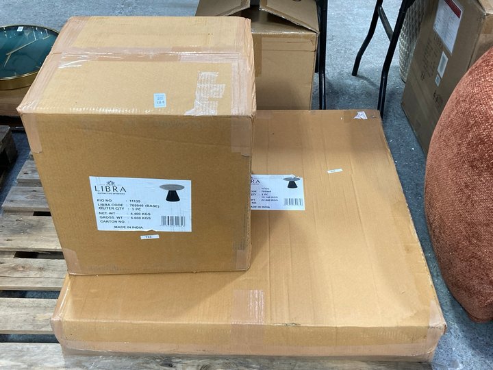 Lot 184  
            Marchington SR11 - Delivery or Collection 

                
CLIFTON II ROUND COFFEE TABLE IN BLACK AND WHITE MARBLE FINISH - ORIGINAL RRP £41...