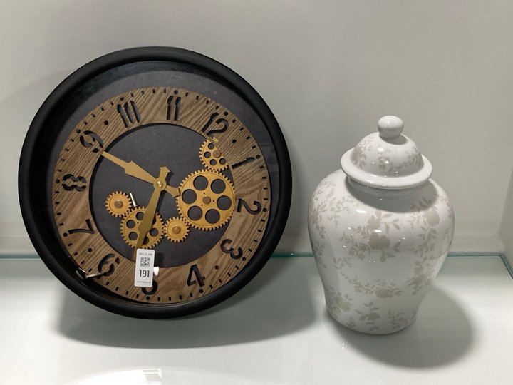 Lot 191  
            Marchington SR11 - Collection 

                
(COLLECTION ONLY) 2 X ASSORTED HOMEWARE ITEMS TO INCLUDE PALLADIUM MINI DIALS SMA...