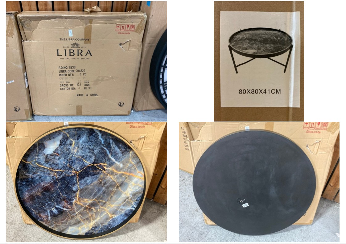 Lot 237  
            Marchington SR11 - Delivery or Collection 

                
MODERN CONTEMPORARY STYLE ROUND COFFEE TABLE IN BLACK FINISH: LOCATION - D3