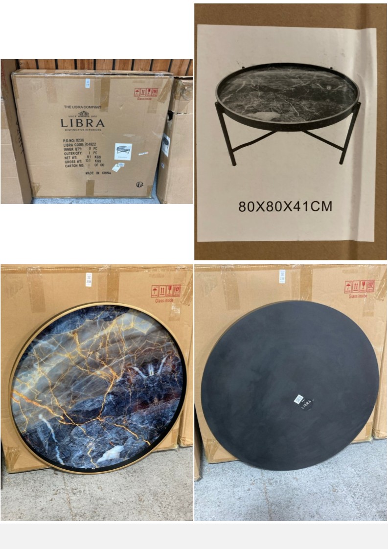 Lot 238  
            Marchington SR11 - Delivery or Collection 

                
MODERN CONTEMPORARY STYLE ROUND COFFEE TABLE IN BLACK FINISH: LOCATION - D3